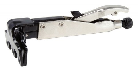 KS TOOLS Schweiß-Gripzange CroMo arretierbar 205mm, Kopf 70mm Backen flach 90°max20mm