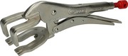 KS TOOLS Schweiß-Gripzange CroMo arretierbar 280mm, Kopf 50mm Backen gbördelt max10mm
