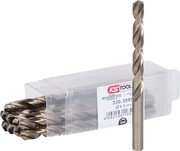KS TOOLS Spiralbohrer HSS-Co DIN 338 N 8,5mm 10er Pack/geschliffene Ausf./117mm lang