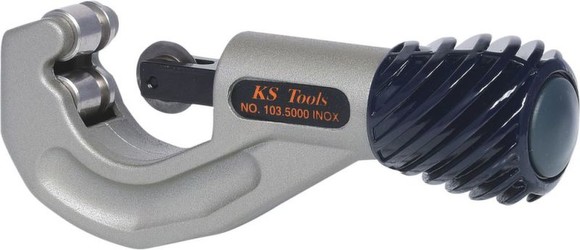 KS TOOLS Teleskop-Rohrabschneider 6-38 mm mit integriertem Entgrater f.INOX