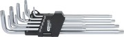 KS TOOLS XL-WINKELSTIFTSCHLÜSSEL-SATZ 9tlg. 5-Stern-Profil/TS10-15-20-25-27-30-40-50
