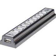 Manhattan USB Hub USB 2.0 10-Ports Stromversorgung über USB