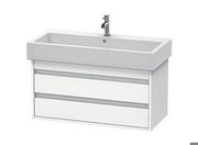 Duravit Ketho - Waschtischunterbau wandhängend Weiß Matt Dekor 950mm - KT663801818