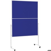 magnetoplan Moderationstafel, (B)1.200 x (H)1.500 mm, blau, 2111303
