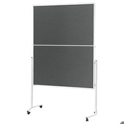 magnetoplan Moderationstafel, (B)1.200 x (H)1.500 mm, grau, 2111301