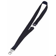 Durable Textil-Umhängeband für Badge 20 mm 10 Stück schwarz