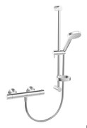 Hansa Brause-Thermostat-Batterie mit Wandstangenset, Hansaunita 4813 chrom Hansa Brause-Thermostat-Batterie mit Wandstangenset, Hansaunita 4813 chrom