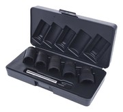 KS TOOLS 1/2" Spiral-Profil-Stecknuss-Satz, 6-tlg., 19-25mm (913.1240)