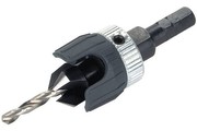 Wolfcraft 2544000 1 Senkbohrer mit Tiefenstopp ø 3.2 x 12 mm