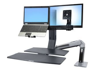 Ergotron WorkFit-Kit zur Konvertierung von LCD und Laptop zu Dual, speziell für WorkFit-S/C