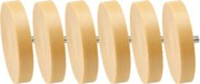 KS TOOLS Gummi-Radierteller, 90mm, 6-tlg. (515.1285)