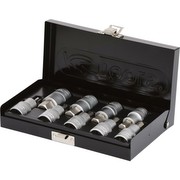 KS TOOLS 1/2" Bit-Stecknuss-Satz für Innensechskant-Schrauben, kurz, 9-tlg., 4-17mm (911.1321)