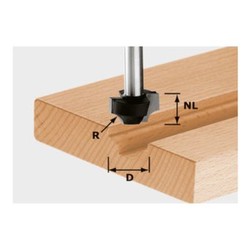 Festool 491007 Viertelstabfräser HW S8 D23/R6