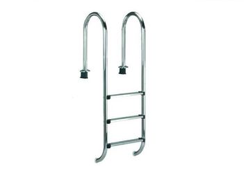 MYPOOL Tiefbecken-Leiter, Ausführung 2: ab 150 cm Tiefe, silberfarben MYPOOL Tiefbecken-Leiter, Ausführung 2: ab 150 cm Tiefe, silberfarben