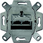 Busch-Jaeger 0218/12-101 UAE-Anschlussdose, RJ 45, Cat. 6A iso, geschirmt