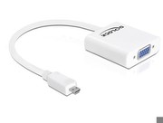 DeLOCK Adapterkabel micro HDMI-D St zu VGA Buchse 45265347