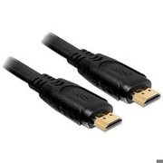 DELOCK Kabel HDMI A-A St/St flach 2,0m