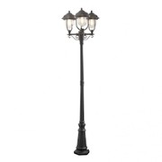 Konstsmide Basic Standleuchte Außenleuchte PARMA Farbe schwarz - 218cm