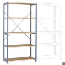 Manuflex PLANOFLEX Grundregal 5 Fachböden RAL0001, RP1008.0001