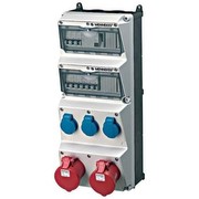 Mennekes 940008 AMAXX Steckdosen-Kombi 2xCEE,3xSchuko,1xFI,5xLS 940008