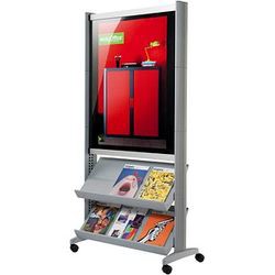 Prospektregal Paperflow Easy Displays,SPP1, 6 x A4 Prospekte u. 1 x A1 Plakat