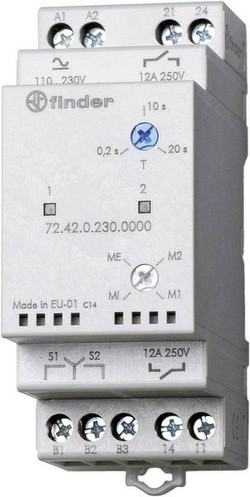Pumpen-Umschaltrelais Finder 72.42.0, S74327, Finder 72.42.0.230.0000
