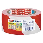 Tesa Signal Markierungsklebeband Universal (PP) rot/weiß/58134-00000-00 66m:50mm