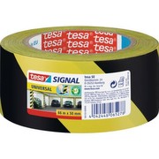 Tesa Signal Markierungsklebeband Universal gelb/schwarz/58133-00000-00 66m:50mm