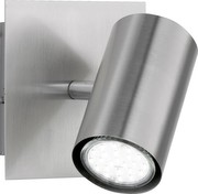 Trio Wandleuchte / L 12 cm B 12 cm Auslagerung 15 cm / nickel matt GU10 802400107