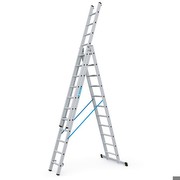 Zarges Mehrzweckleiter 3-teilig 3x11 Arbeitshöhe bis 7,90m 44841