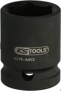 KS Tools 515.1737 1 Zoll Sechskant-Kraft-Stecknuss, kurz, 37 mm