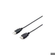 EQUIP USB 2.0 Verlaengerung A->A 3m S/B schwarz