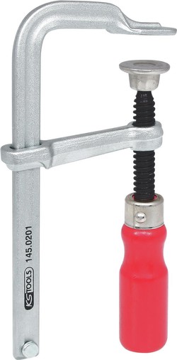 KS Tools 145.0201 Ganzstahl-Schraubzwinge, 50-100 mm