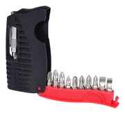 KS Tools 911.2840 1/4 Zoll Classic Mini-Bit-Etui, 11-teilig