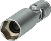 KS Tools 500.7306 3/8 Zoll Glühkerzen-Gelenknüsse, kurz, L-75 mm, 16 mm