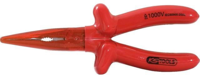 KS Tools 117.1717 Classic 1000 V Flachrundzange, 160 mm