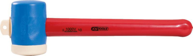 KS Tools 117.1131 Isolierter Kunststoffhammer, Kopf ø 55 mm