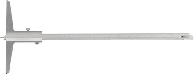 KS Tools 300.0551 Tiefenmessschieber mit Messstift, 0-80 mm