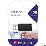 Verbatim Pinstripe Hi-Speed Store 'n' Go 128GB Speicherstick USB 2.0 schwarz