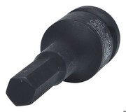 KS Tools 911.0928 1/2 Zoll Kraft-Bit-Stecknuss für Innensechskant-Schrauben, lang, 10 mm