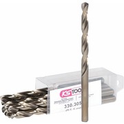 KS Tools 330.3055 HSS-G Co 5 Spiralbohrer, 5.5 mm, 10-er Pack