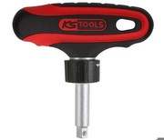 KS Tools 151.1109 1/4 Zoll Ergotorquemax T-Griff-Knarre, 45 Zahn