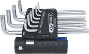 KS Tools 920.2520 Classic 3 in 1 TX-Winkelstiftschlüssel-Satz, lang, 9-teilig, T10-T50