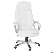 AMSTYLE Chefsessel Bürostuhl Cosenza Leder Optik weiß, SPM1.130 AMSTYLE Chefsessel Bürostuhl Cosenza Leder Optik weiß, SPM1.130