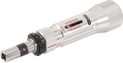 KS Tools 516.3220 1/4 Zoll ESD Drehmomentschraubendreher mit Mikrometerskala, 5-60 cNm