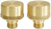 KS Tools 156.0463 Messing Eintreiber-Aufsatz-Satz, 2-teilig, ø 25 mm
