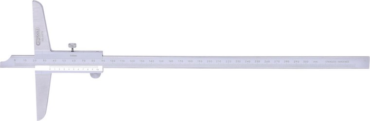 KS Tools 300.0575 Tiefenmessschieber, 0-300 mm, Höhe :150 mm