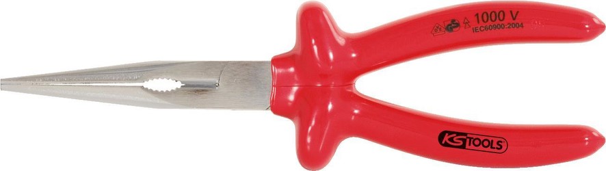 KS Tools 117.1293 Ergotorque VDE Flachrundzange, 160 mm