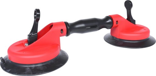 KS Tools 140.1008 Doppelsaugheber,45 kg mit Doppelgelenkkopf