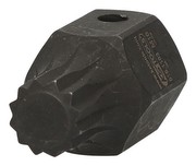 KS Tools 515.1163 1/2 Zoll Spezial-Kraft-Bit-Stecknuss für Vielzahn(XZN)-Schrauben, kurz, M16